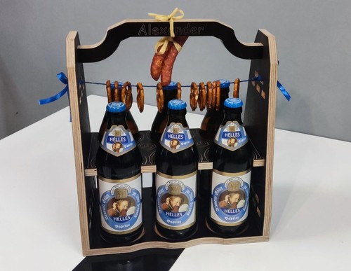 Bierkorb holz flaschenträger - bierkorb,