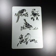 A3 Schablone Vogel Papagei 4