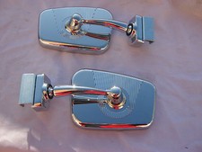 Paar Spiegel Verchromt für Fiat 500 D F L R Tuning Oldtimer