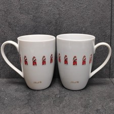 2x Lindt Tasse Weihnachtsmann Nikolaus Lindt & Sprüngli Sammeltasse • 2 Tassen 