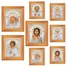 Christliche Ikonen im Rahmen
