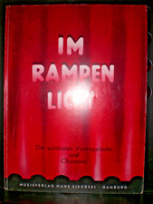 rare alte Noten Im Rampenlicht - die schönsten Vortragslieder f. Gesang Klavier