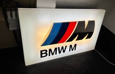 SELTENES 2000’er BMW MOTORSPORT HÄNDLER SHOWROOM GARAGE LEUCHTSCHILD - M2 M3 M5 M6