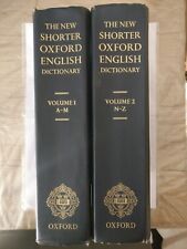 The New Shorter Oxford English