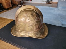 Messing Helm Glocke Feuerwehr