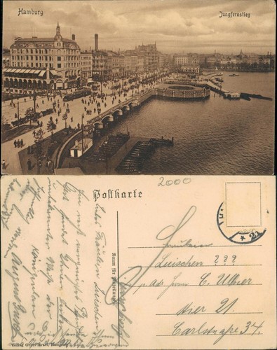 Ansichtskarte hamburg - ansichtskarte,