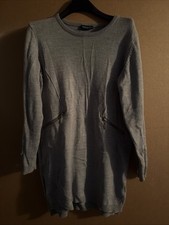 Pulloverkleid 42 Grau Damen