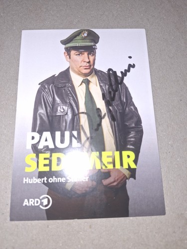 Autogrammkarte paul sedlmeir - autogrammkarte,