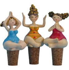 Korken Yoga-Figuren