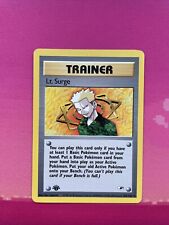 Lt Surge 101/132 1. Edition - Gym Heroes - Pokemon Karte - NM