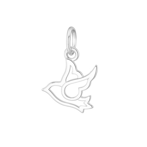 Sterling silber hohle taube - sterling,