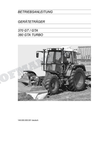 Fendt 370 gta - fendt, turbo