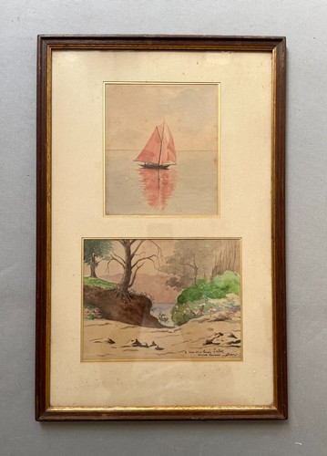 Zwei aquarelle gleichen - im,