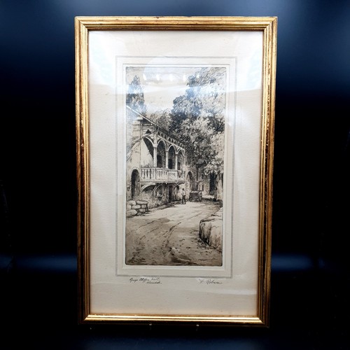 Vintage robson radierung - vintage,