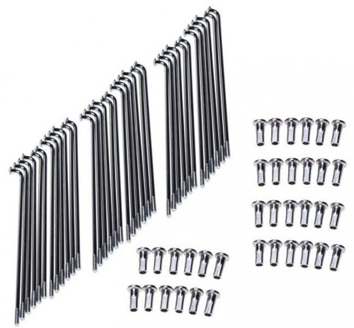 Chrom speichensatz zoll wfm - speichensatz,