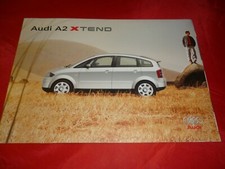 AUDI A2 Typ 8Z "Xtend" Sondermodell Prospekt Brochure Depliant Folleto von 2001