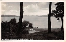 Berlin-Charlottenburg Wirtshaus Schildhorn Blick auf die Havel gl1953 144.639