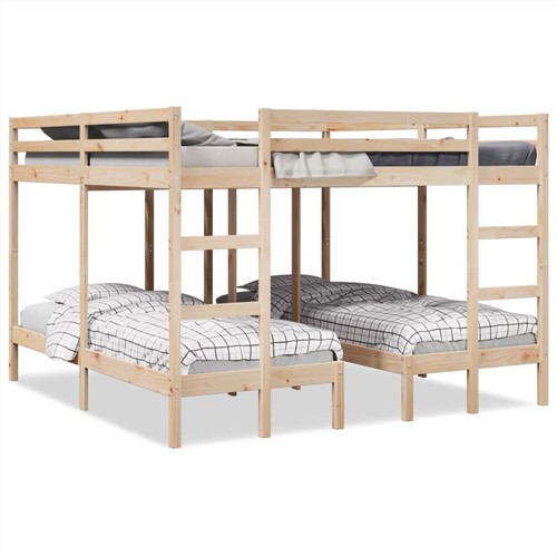 Dreifach etagenbett holzbett - etagenbett,