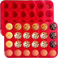 Mini Silikon Cupcake Pan Set