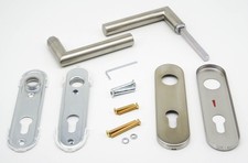 Drückergarnitur Türgriff Griff mit Kurzschild Innentür - Hoppe Amsterdam 3289495