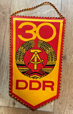 DDR Wimpel 30 Jahre SED