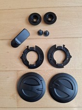 Schuberth C2 Visiermechanik Kopfbelüftungsschieber Schwarz Motorradhelm Neu