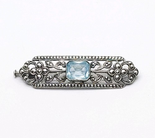 835er silber brosche - 835er,