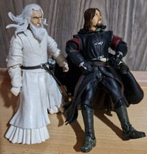 Herr der Ringe Marvel 2 Sammelfiguren NLP Boromir 2001 Gandalf 2002 bespielt