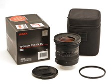 SIGMA Zoom Objektiv 3.5 / 10-20 mm DC HSM EX für Nikon DSLR mit APS-C - defekt !