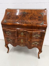 Dresdner Barock Sekretär Bronzen Super poliert um 1880