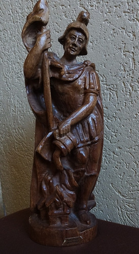 Holzfigur heiligenfigur sankt - holzfigur,
