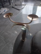 versilberter Kerzenleuchter