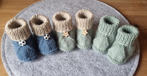Paar babyschuhe - paar,
