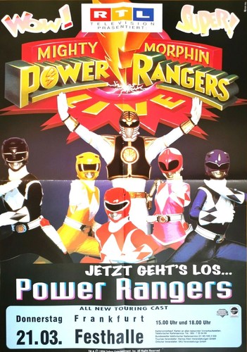 Power rangers 1995 - 1995, frankfurt