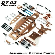 Custom Aluminum Parts Shock/bumper/Chassis Kit  Für Tamiya DT-02 Chassis