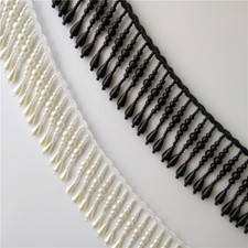 Kunstperlenborte Nähen Quaste