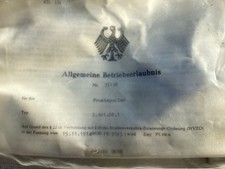 ORIGINAL Zender ABE/Montagesatz Frontspoiler KBA 35138, Typ 5.101.02.1 , NOS