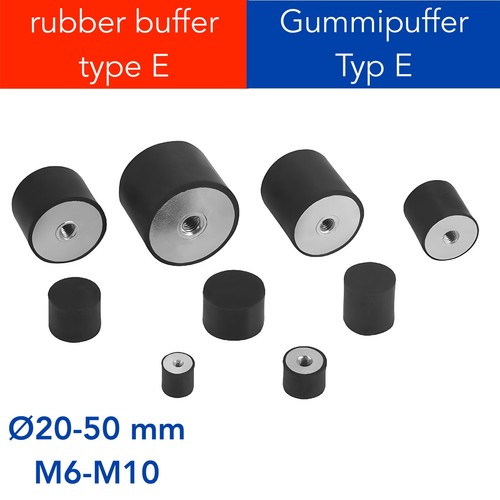 Gummipuffer typ silentblock - e,