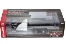 1:18 2-Achs-Autohänger Trailer Autotransporthänger | Autoworld AMM1167/06 | schw