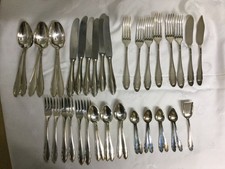 WMF Besteck 90er Silberauflage WMF Patent, Friodur, 48 teigig 1873g