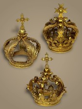 Große Goodwill Krone Gold