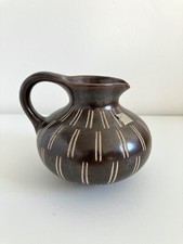 Vase Piesche & Reif VEB Lausitzer Keramik Sgrafitto Design 1950er 1960er Jahre