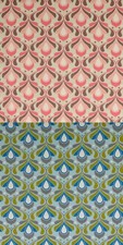 Jersey Retro Muster Blüten