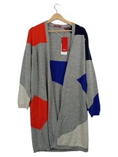 s.Oliver Damen Strickjacke Cardigan grafisch modern mehrfarbig Gr. 44