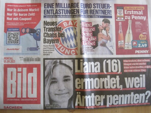 Bild zeitung 09 2025 - bild,