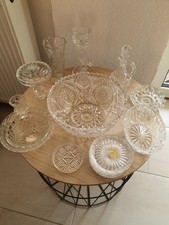 Bleikristallglas und Glas Konvolut