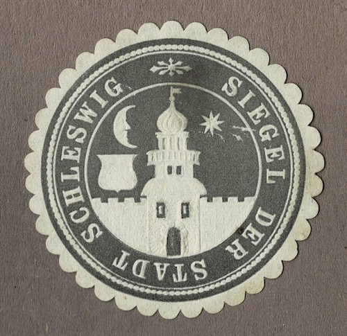 Siegelmarke siegel der stadt - siegelmarke,
