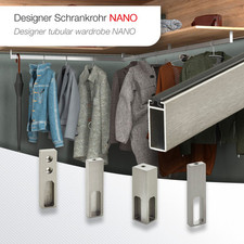 Schrankstange Stangenlager