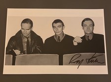 RALF HÜTTER signiert Autogramm auf ca. 20x30 cm Foto KRAFTWERK
