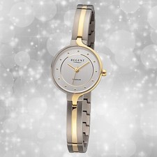 Armbanduhr Metall silber gold